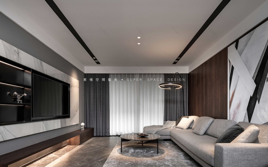 现代风格 120 平舒适三居丨中国重庆丨素朴设计-28