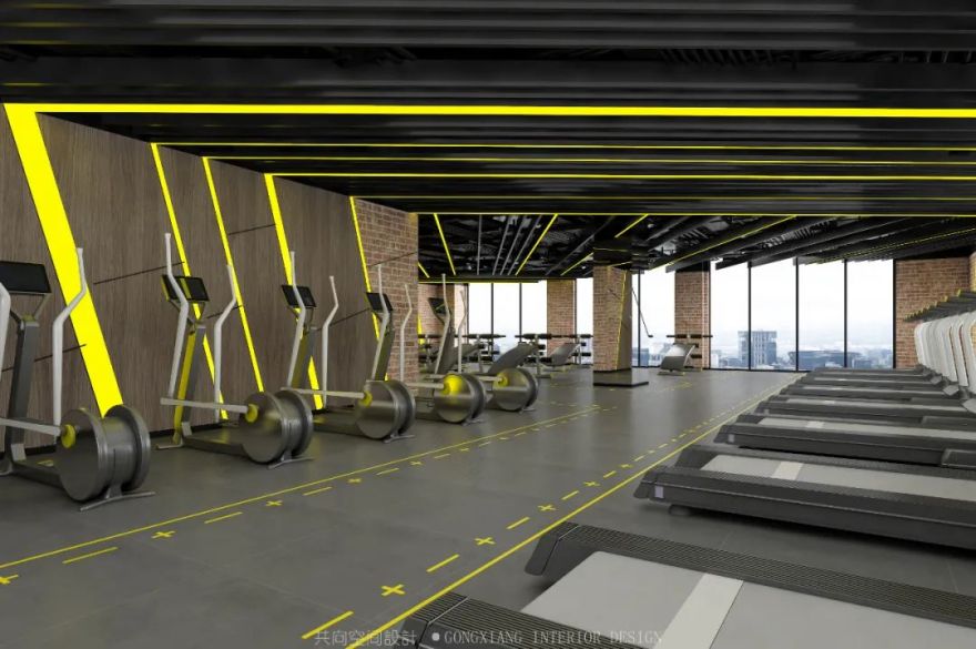 JIANLEME 健身房丨共向空间设计-28