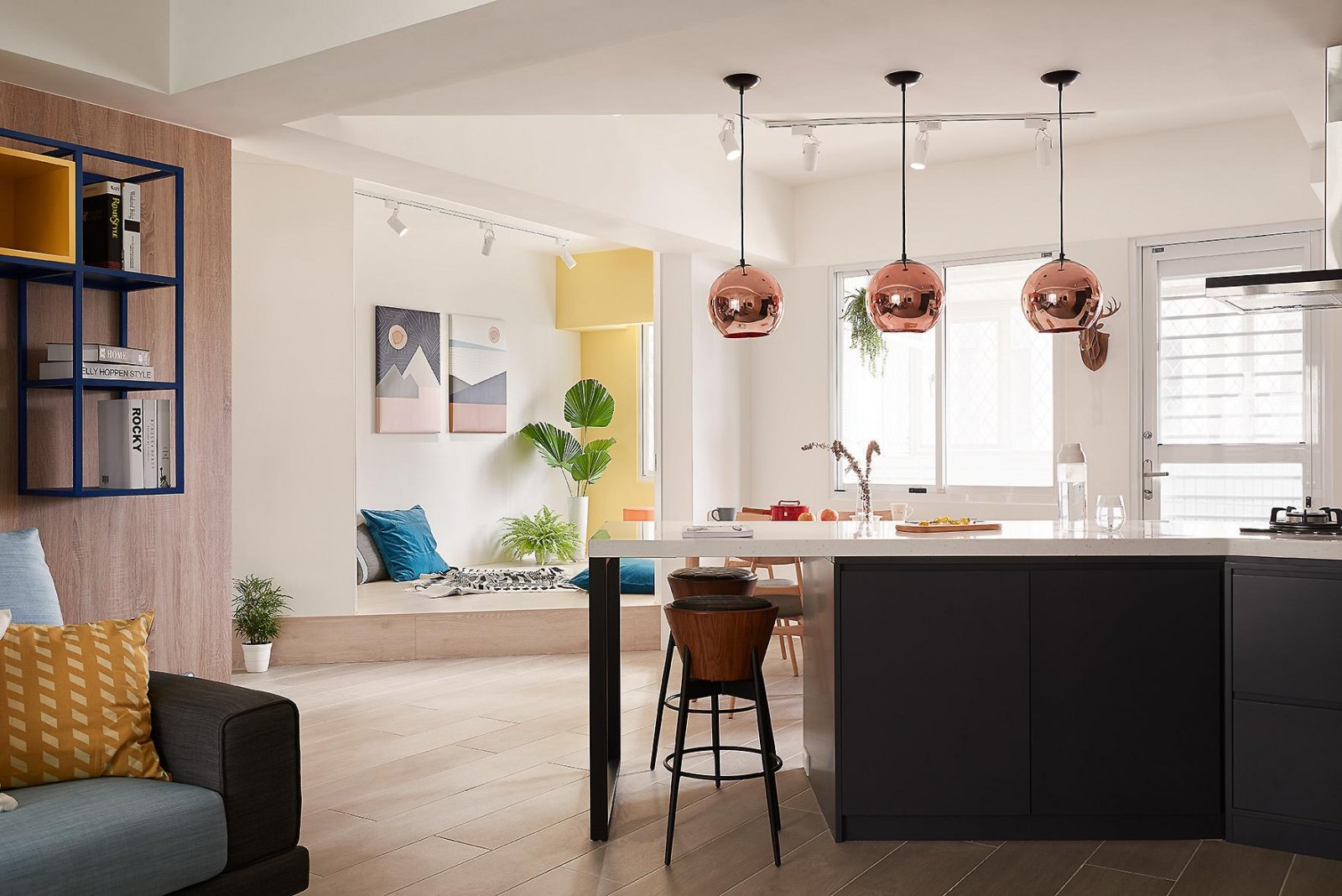 疗愈系的缤纷宅  巢空间室内设计-5