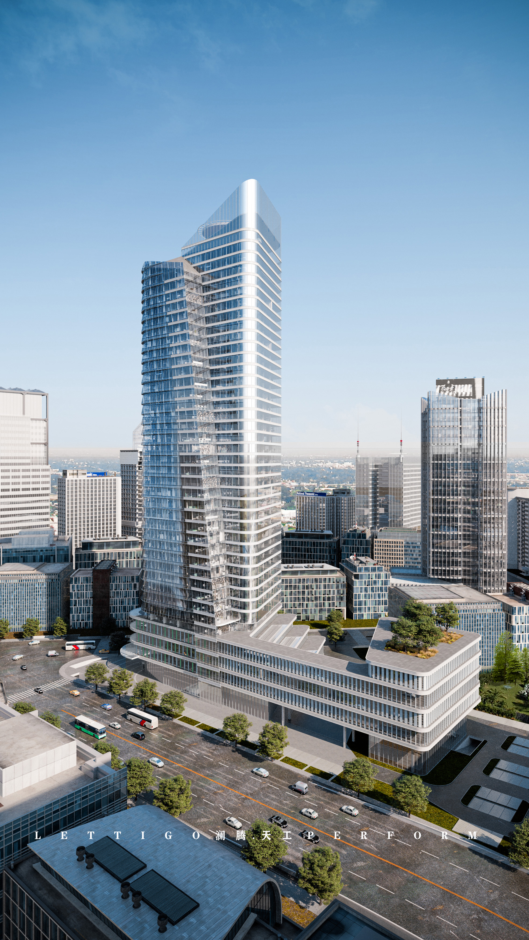 建筑设计|外观设计|鸟瞰效果图案例-0