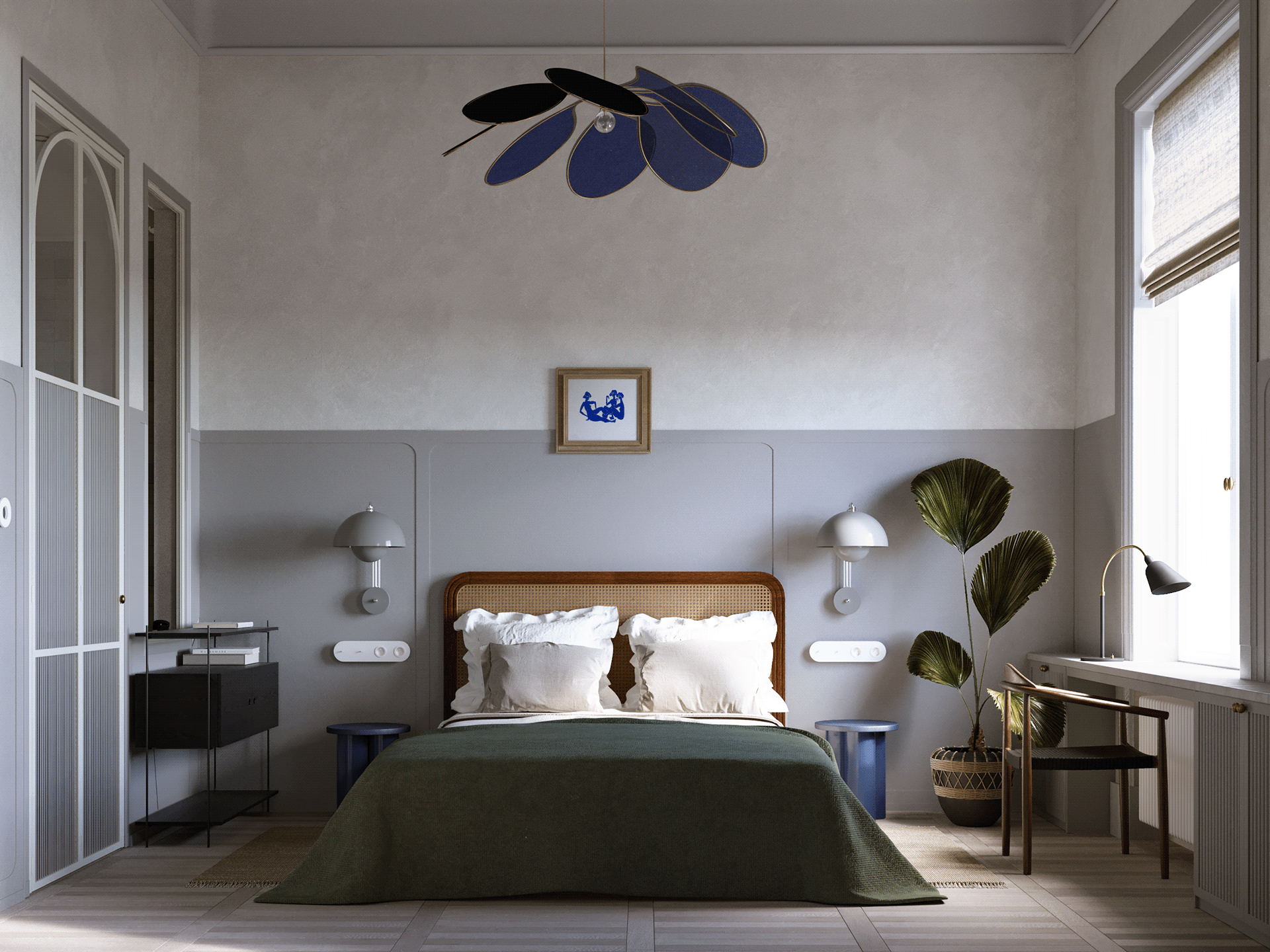 115㎡公寓设计 超有氛围感的住宅-17