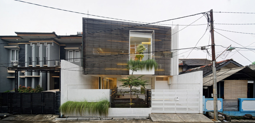 印尼嵌入式住宅 · 抵御西晒的飞天花园-74