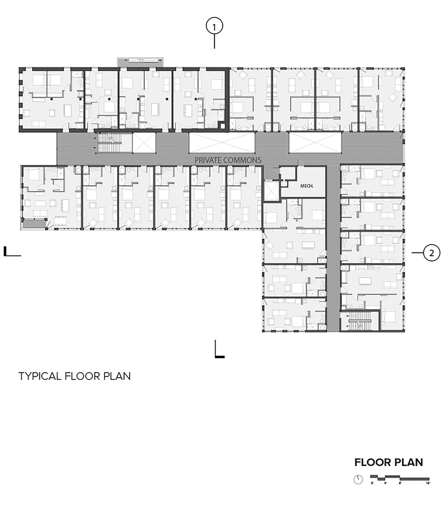 150 North Third Street 住宅综合体丨美国哥伦布丨JBAD-44