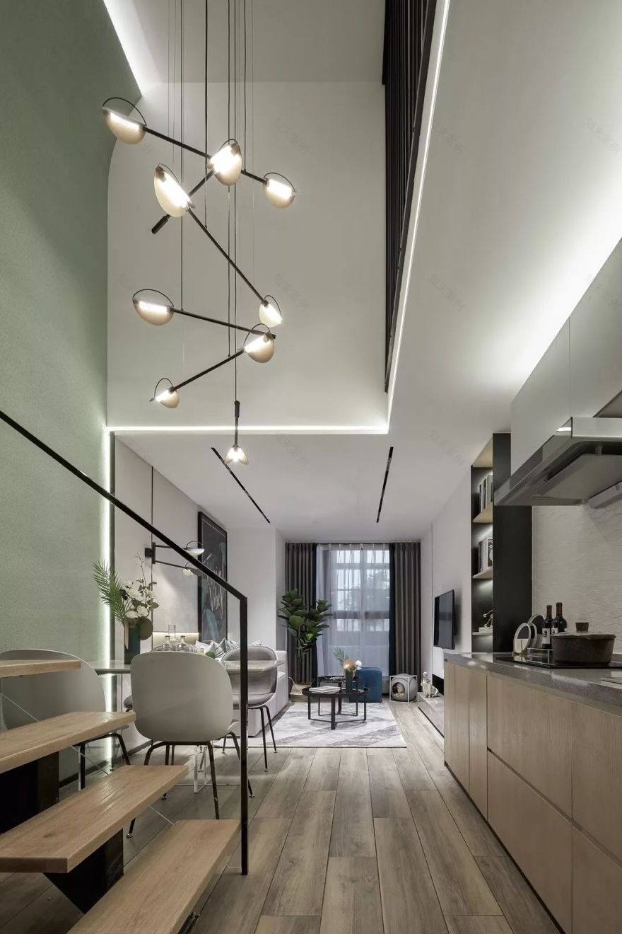 绿地兴港·航都会 | 小空间大欢喜的室内设计-22