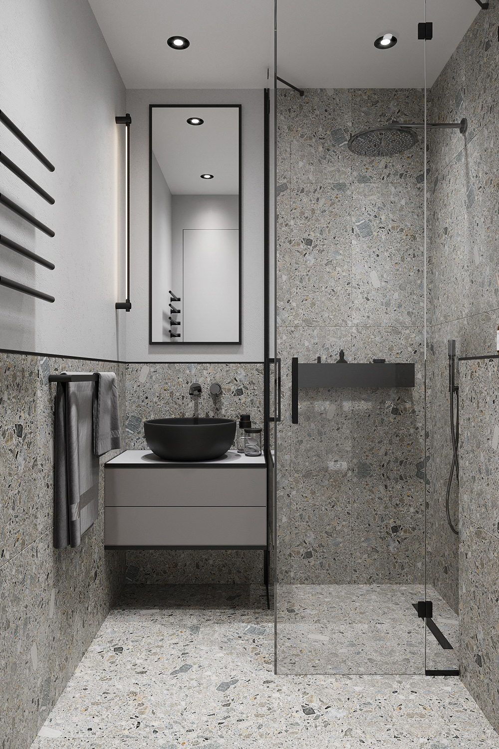 110㎡简约风公寓设计-19