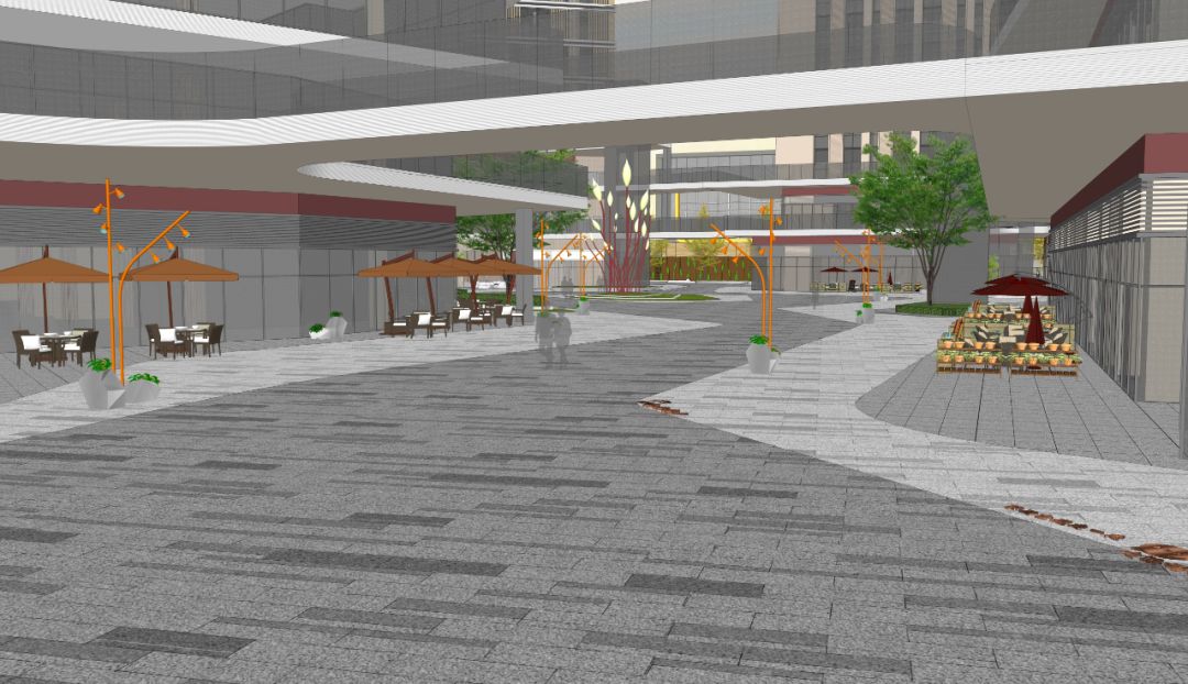 以折线力量，突破场所的边界 ▏旭辉华宇锦绣广场-41