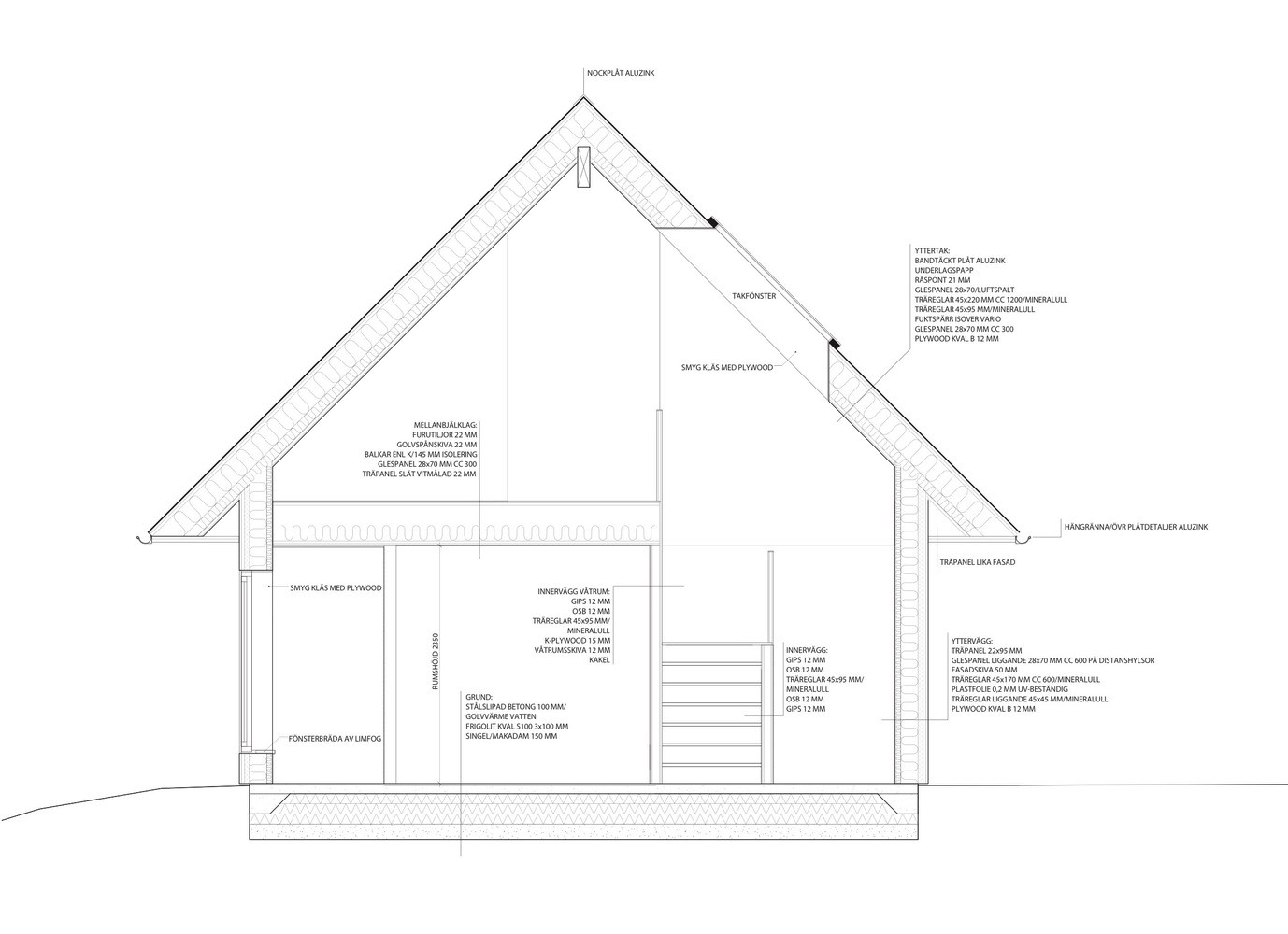 瑞典南部村庄小屋，自然融入与功能并重的室内设计-22