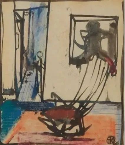 弗兰兹·克莱恩抽象表现主义作品-28