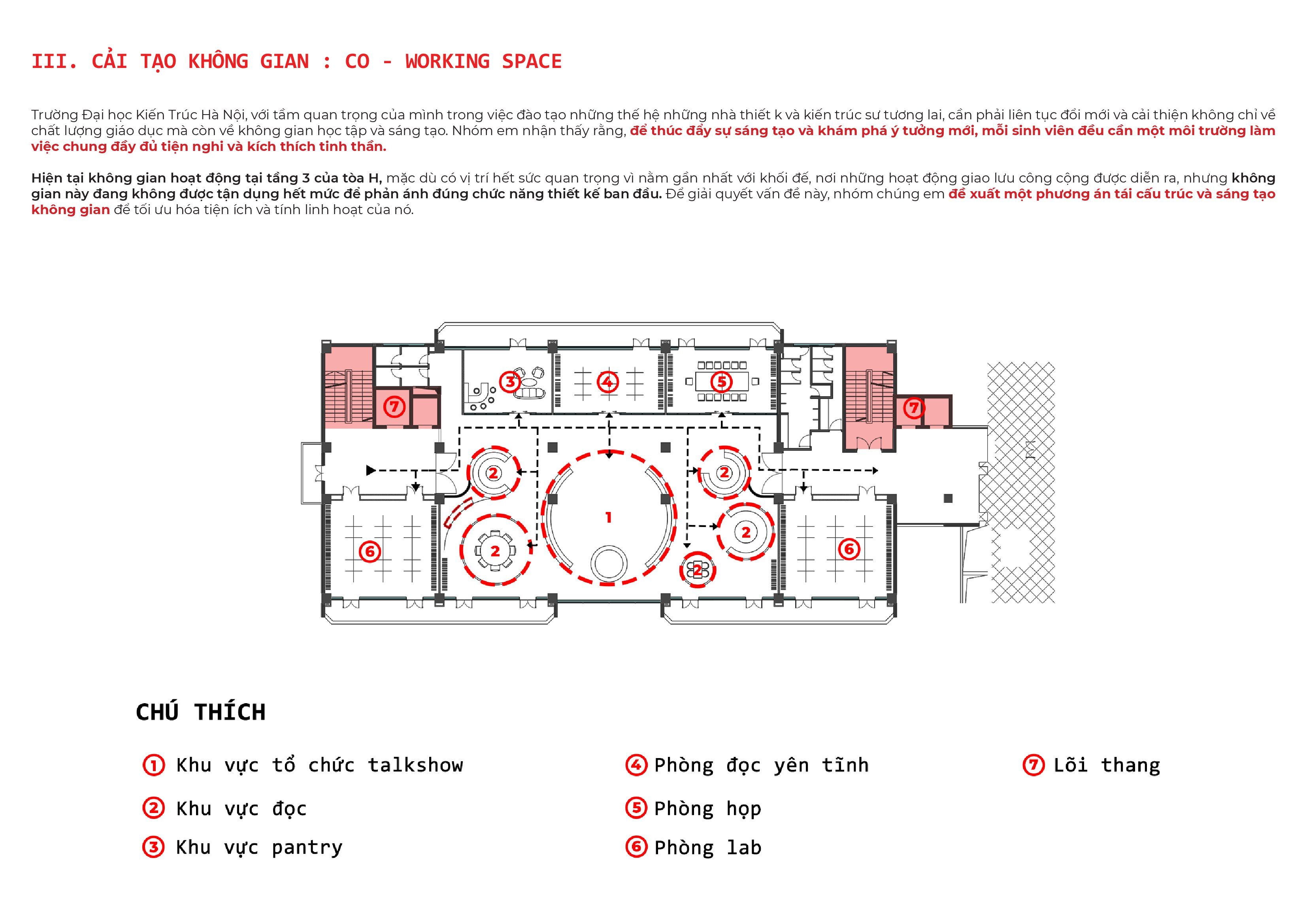 CẤU TẠO KIẾN TRÚC 2 | CẢI TẠO NHÀ H TRƯỜNG ĐHKT HN-6