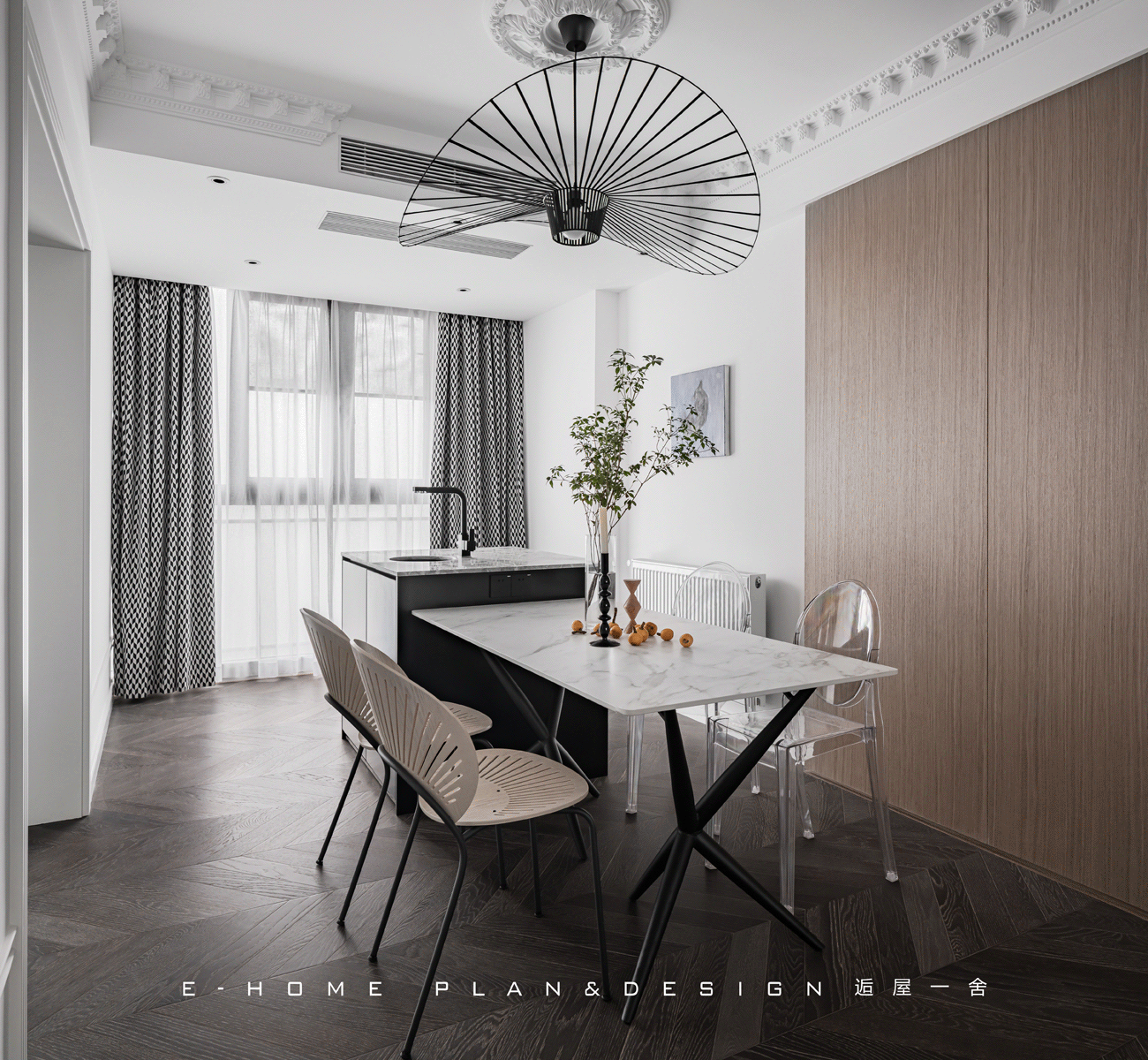 由入户衣帽间，进入一个画廊般的家-15