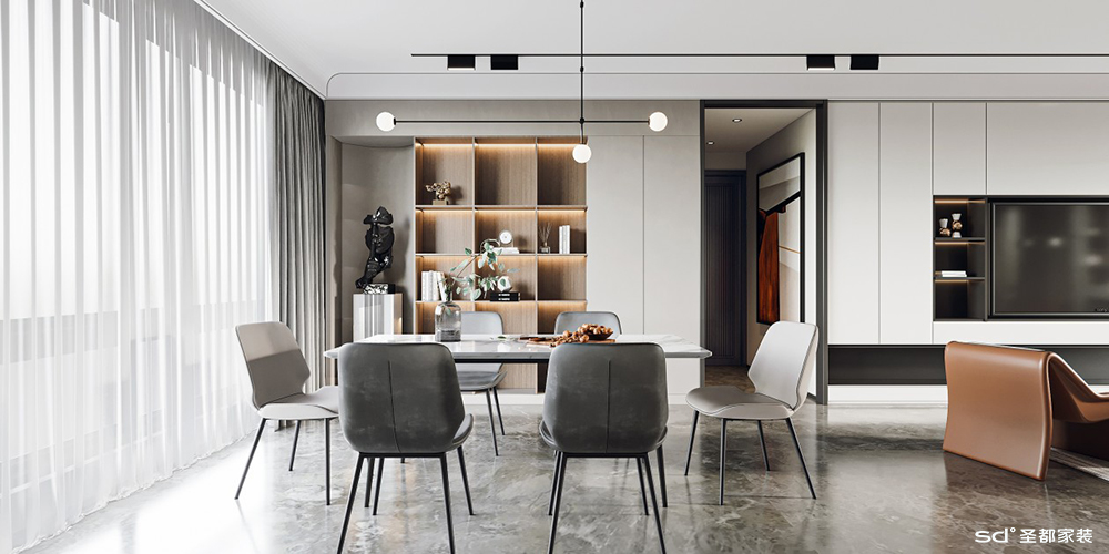 极简现代,开拓视野丨中国上饶丨圣都家居装饰有限公司-7