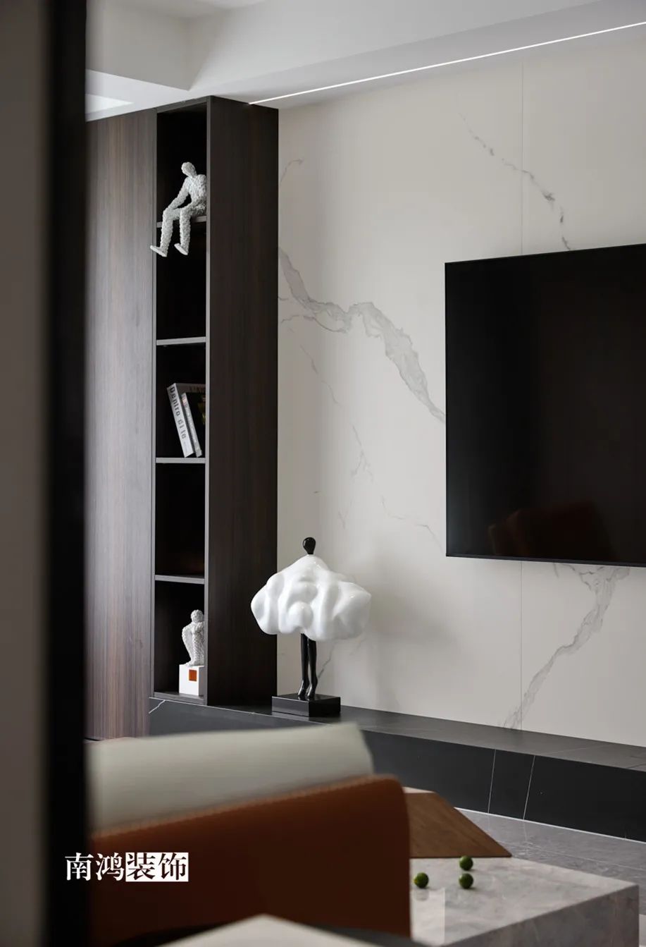 枫桥里现代简约黑白灰家居设计丨浙江南鸿装饰-34