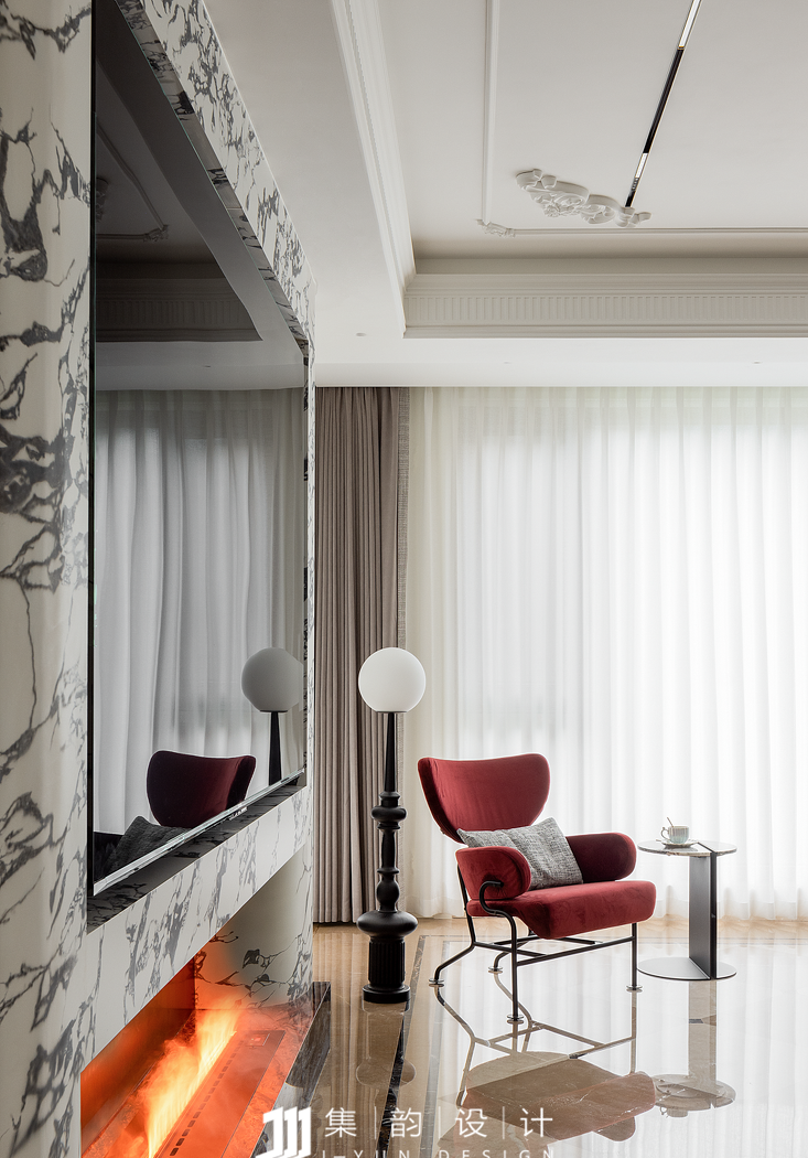 西安曲江紫汀苑私宅设计丨中国西安丨集韵设计-21