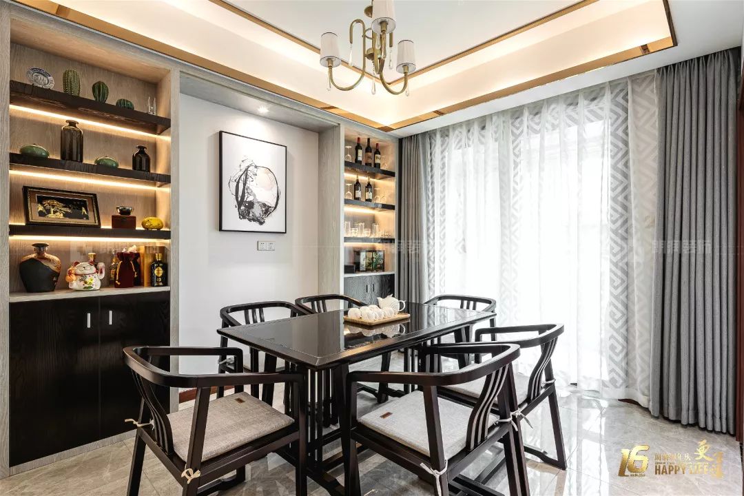 成都龙湖听蓝湾新中式家居设计,优雅轻奢致敬历史传承-62