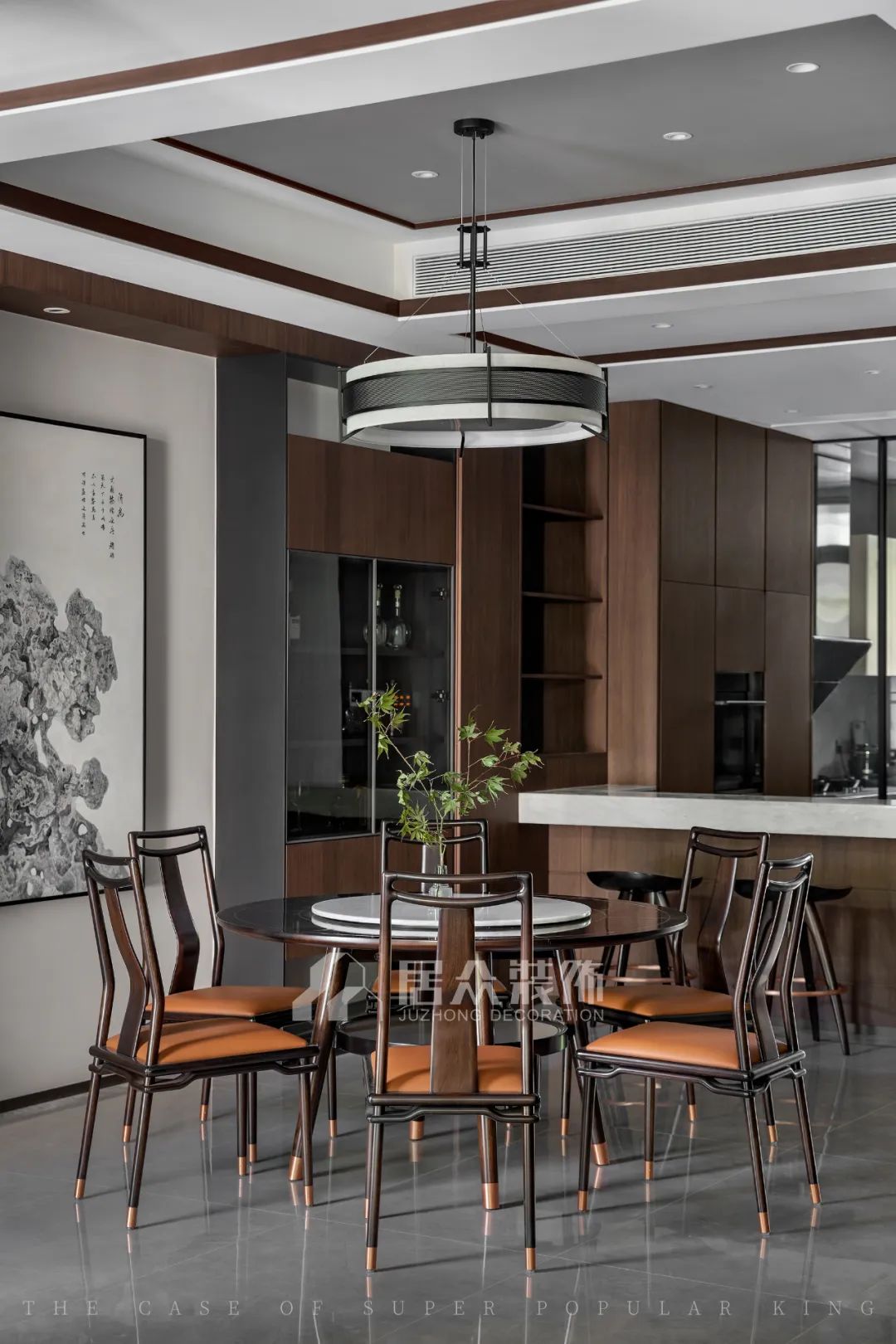 全案案例｜550㎡新中式别墅 重返雅致生活-52