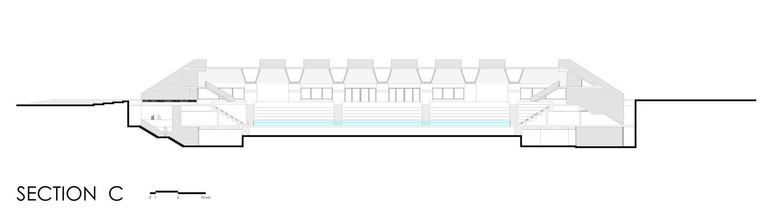 智利森林中的圣乔治学院体育馆-22