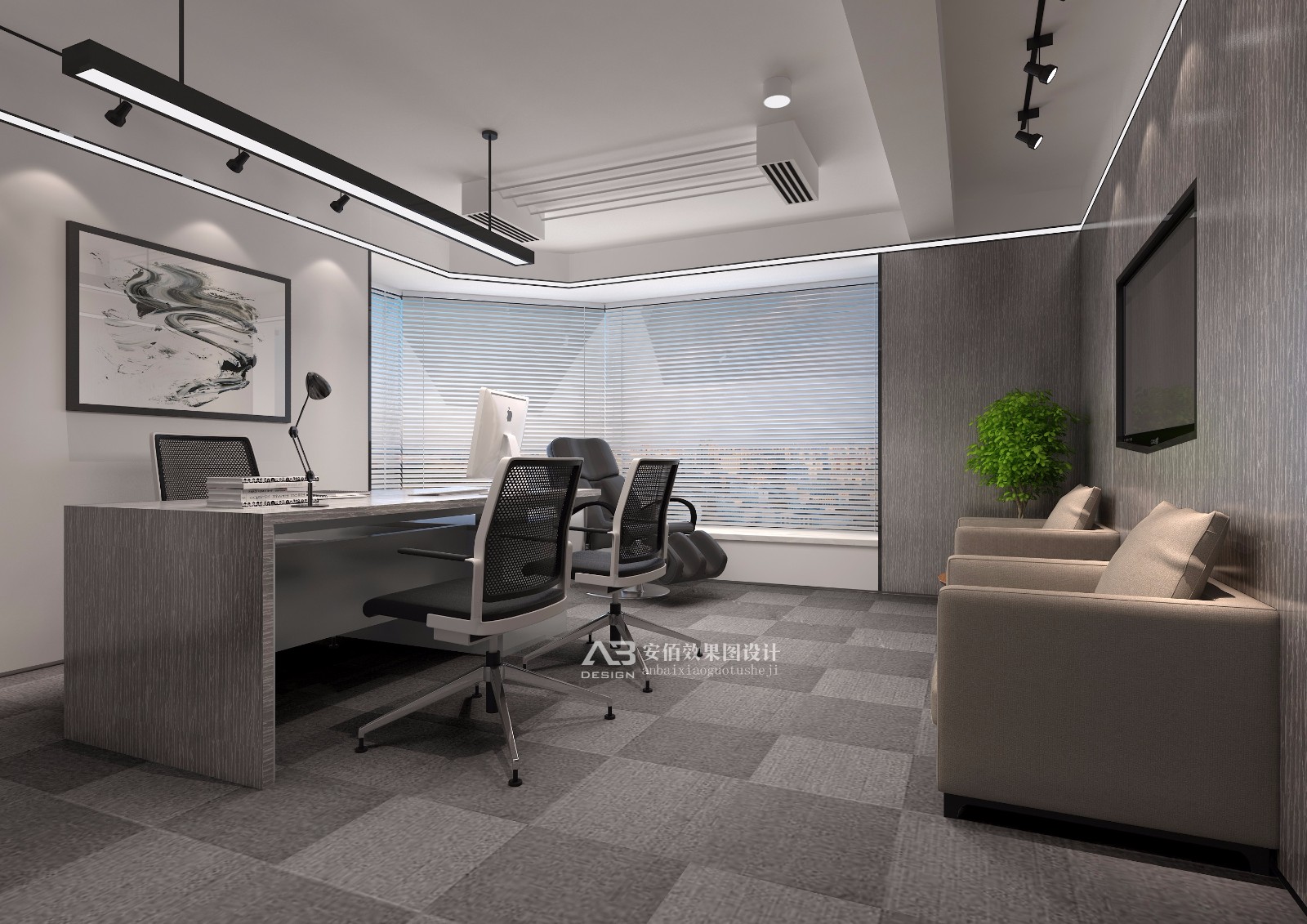 安佰建筑设计 | 打造极致办公空间-6