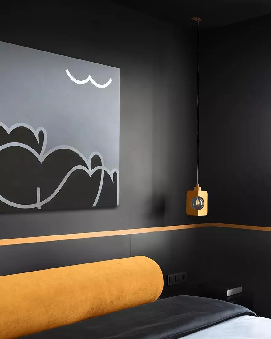 黑白魅力 · 120㎡艺术空间设计丨Alexandra Burmistrova-45