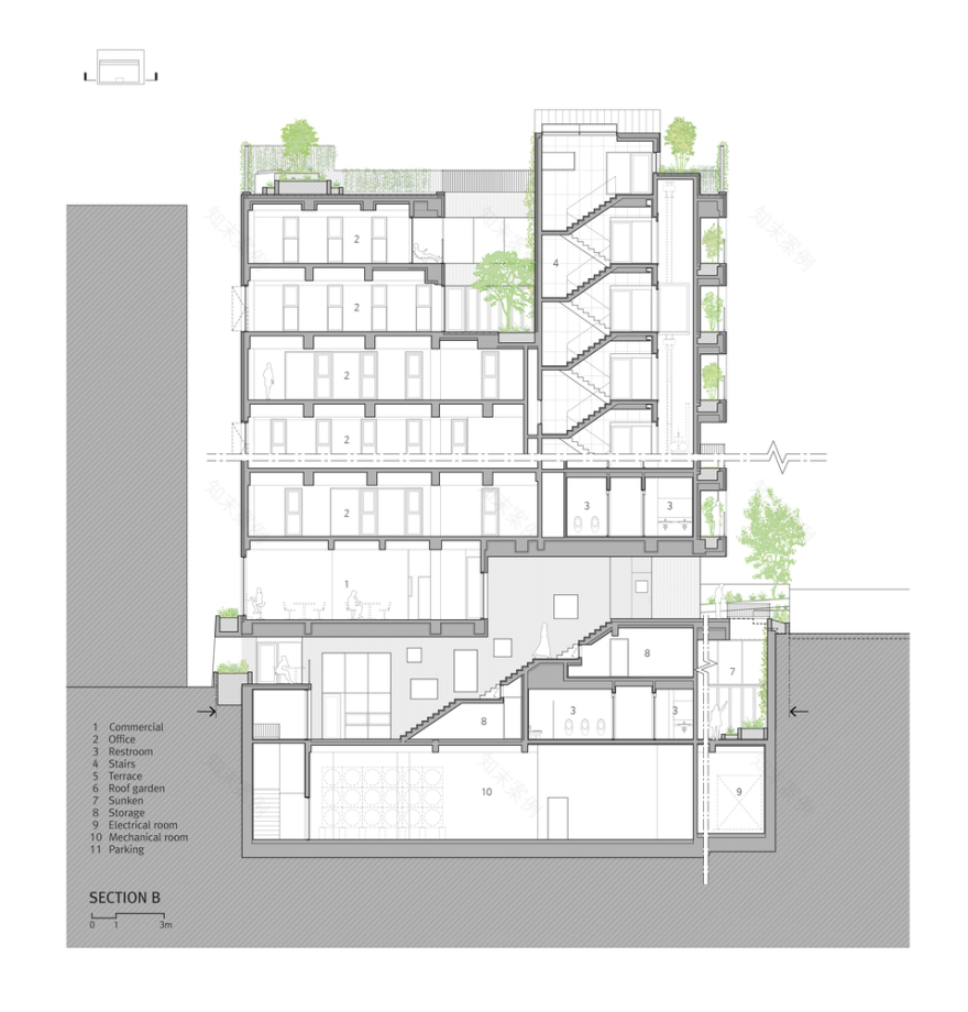 韩国首尔 11 Terrace 办公建筑丨OALab-55