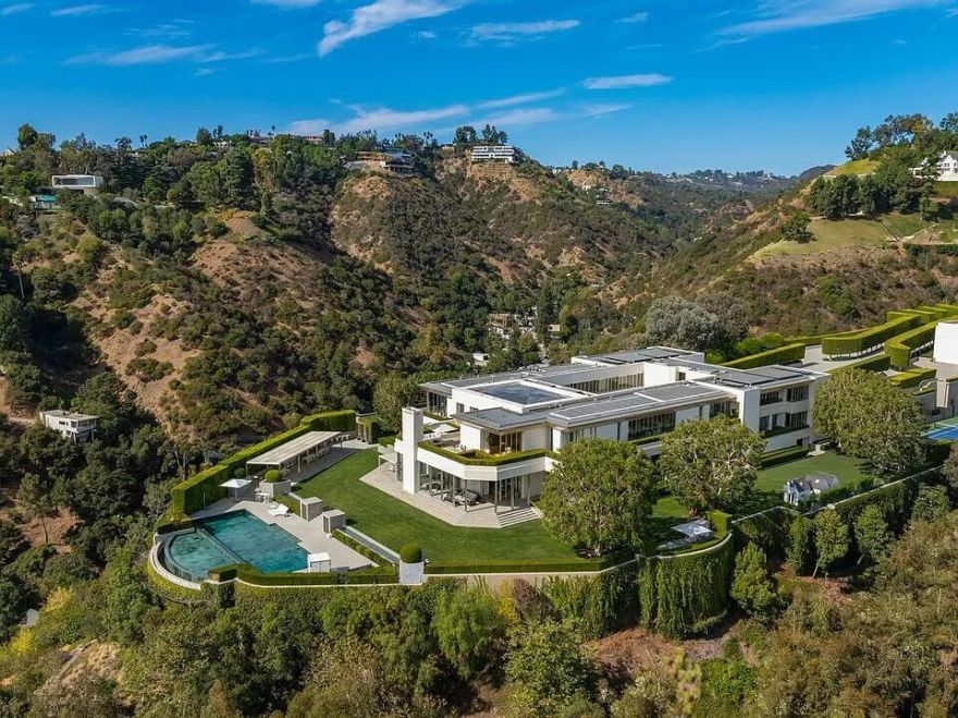 比佛利山庄现代庄园图鉴:1261AngeloDr的奢居美学-0