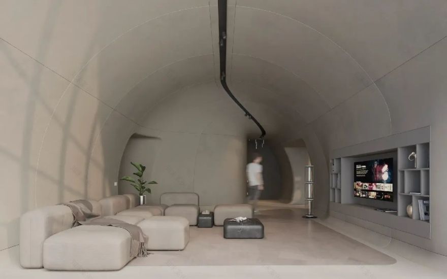 融合生物形态与极简主义的顶层公寓设计丨Stipfold Architecture-0