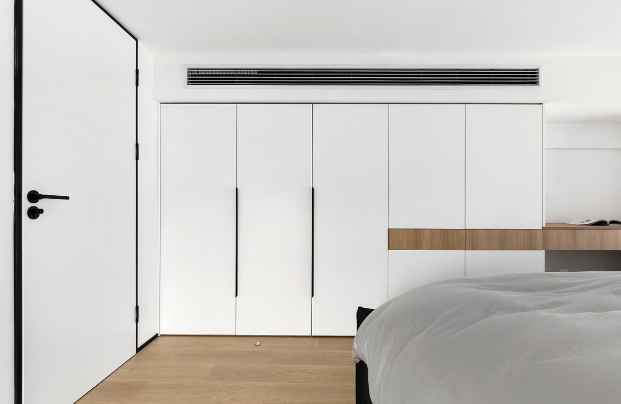 极致黑白灰 loft公寓设计丨中国上海丨上海鸿鹄设计-32