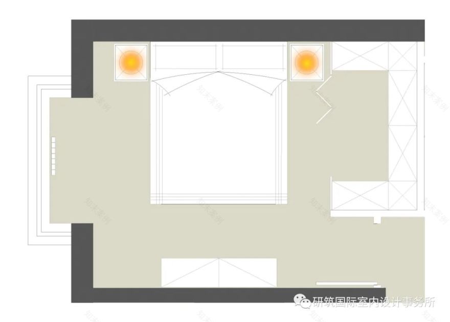 都市经典小区美式奶油风设计丨中国丰台丨研筑国际室内设计事务所-45