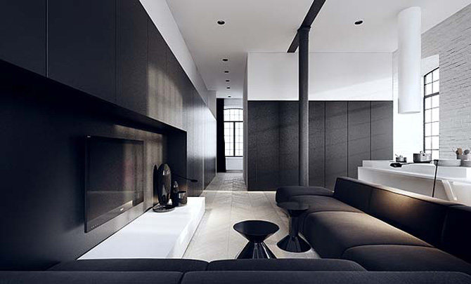 Monochrome Masterpieces  Black and White Interiors.-47