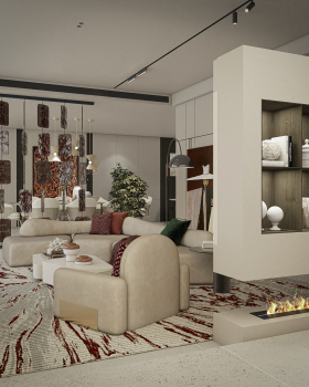 Burgundy Balance – Minimalist with a Bold Twist