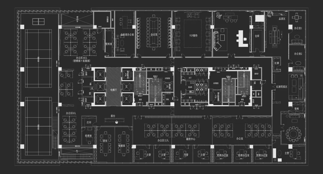 蓝天集团郑州龙湖金融岛办公空间丨中国郑州丨河南素颜软装设计有限公司-46