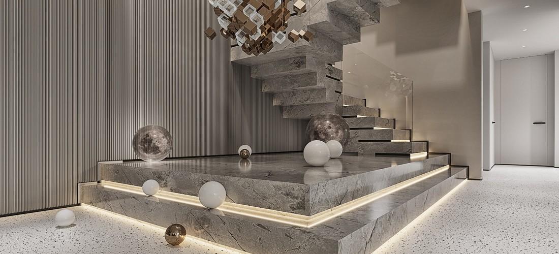 
490㎡现代轻奢，空气中零星点点的抹茶香 -18