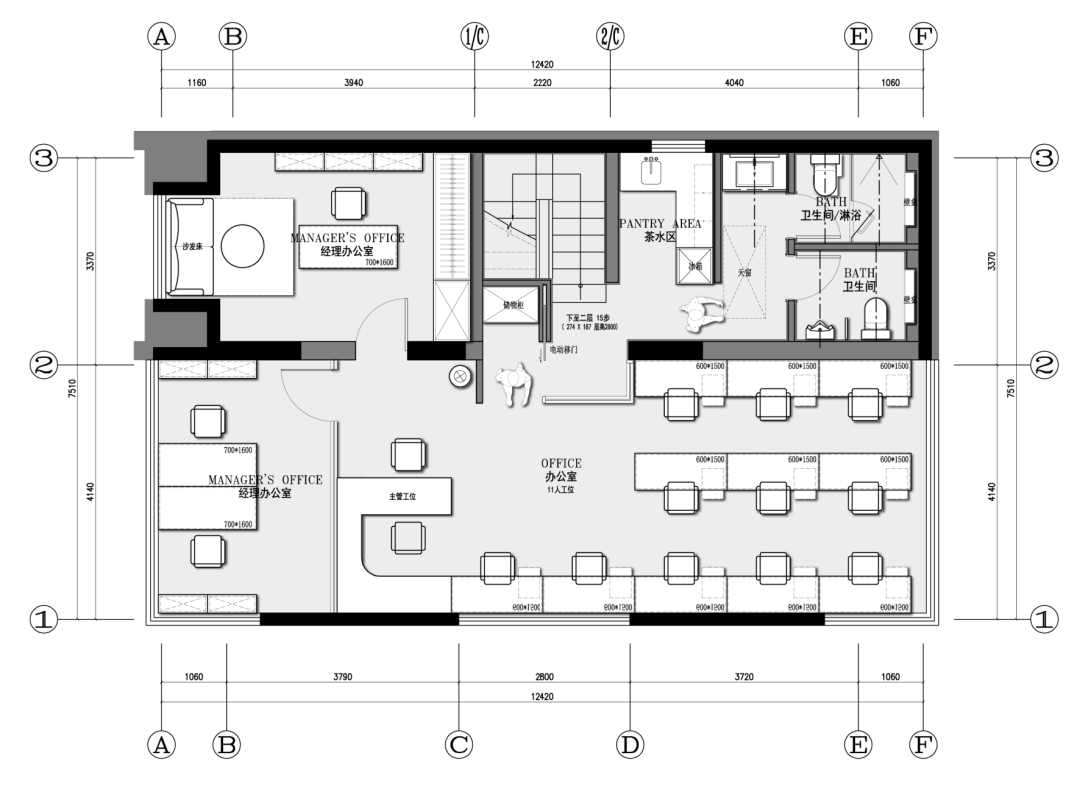 上海某投资公司办公空间丨中国上海丨EH DESIGN GROUP创新设计中心-56