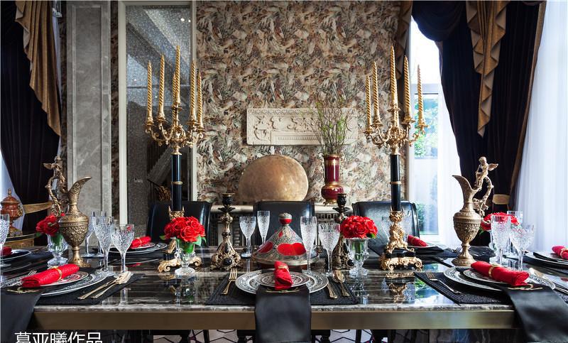 LSDInteriorDesign丨拜占庭艺术绽放万科翡翠别墅-6