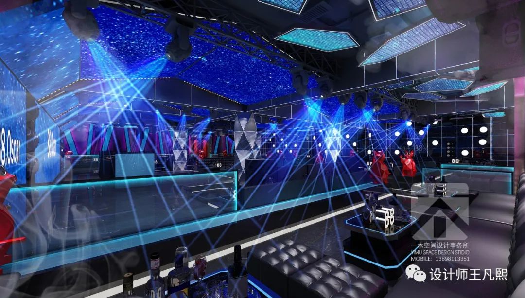 一木空间设计事务所 | 奥斯卡 88 酒吧营口鲅鱼圈店设计案例-13