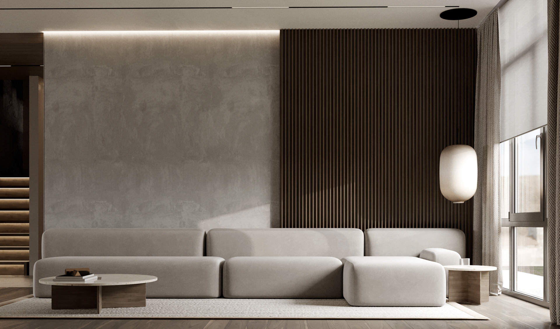 现代质感空间，暖木色系！-10