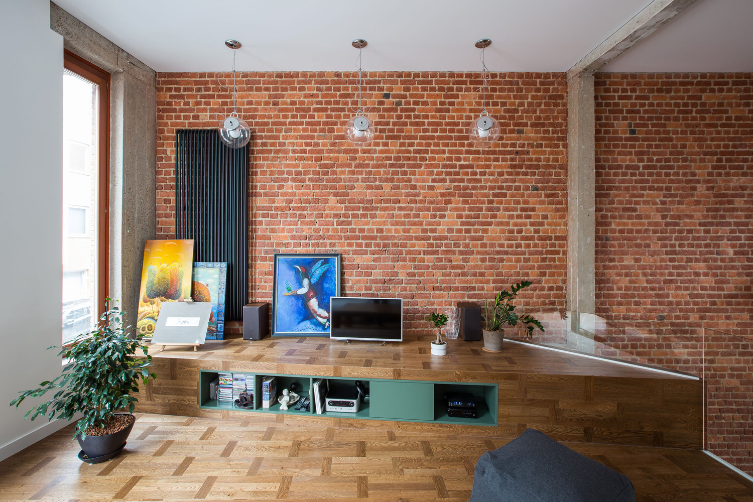 比利时布鲁塞尔 Brickwall 排屋翻新-59