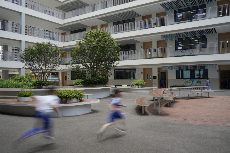 红岭教育集团 华富实验学校丨中国深圳丨大小景观,深圳市建筑设计研究总院有限公司,广州天泓-80