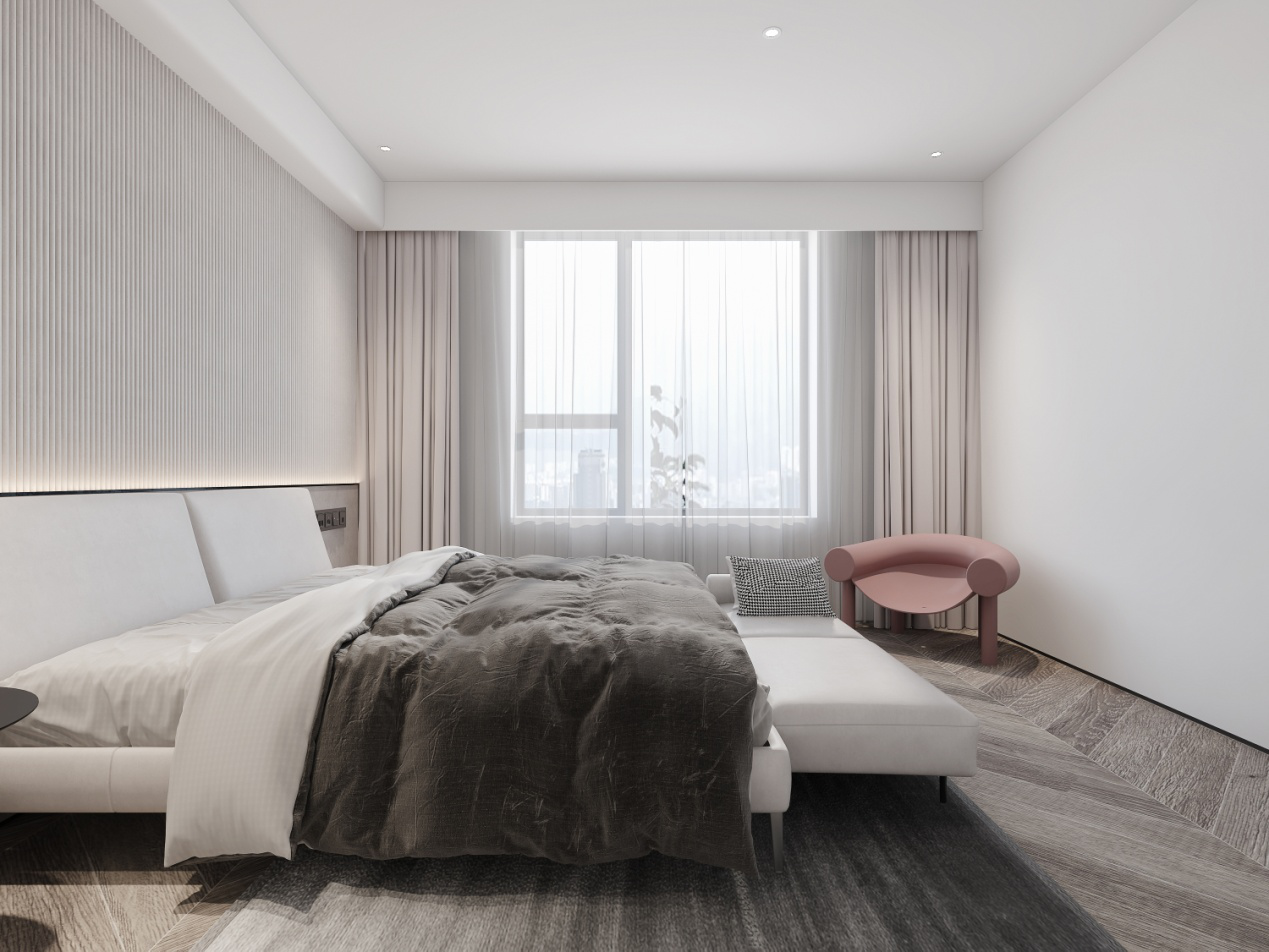 荆州 199㎡淡妆空间，自然与优雅的完美融合-34