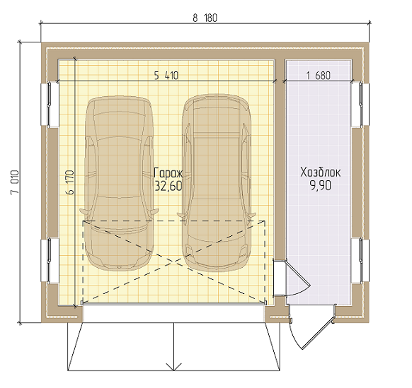 车库与杂物间组合建筑项目-34