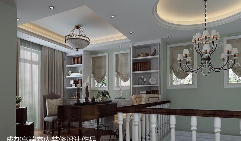 
城南逸家别墅法式风格装修案例 -4