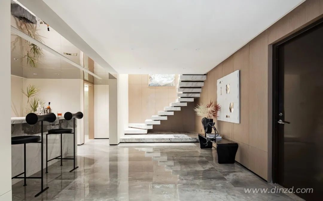 艺术无界,生活有声——烟台中海万锦洋房下叠样板间设计-51