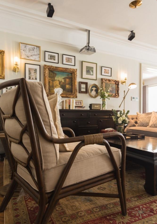 上海本墨设计丨平层丨70W打造218㎡超优雅美式乡村风大宅-37