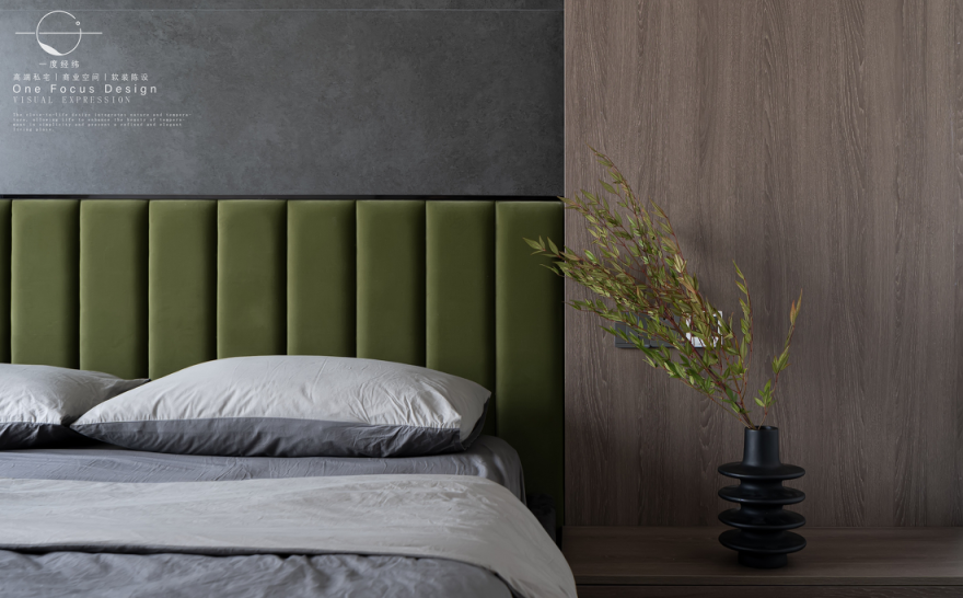 现代简约中明色调的平层空间设计-34