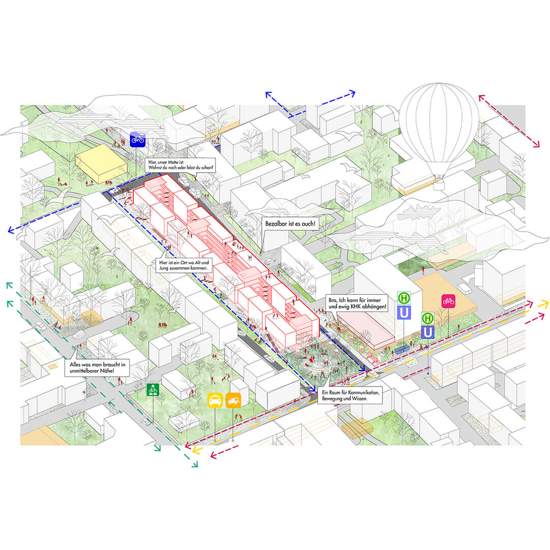 Milbertshofen城市宜居性改造项目丨德国慕尼黑丨Sam Hosseini,Laura Fleischhacker-8