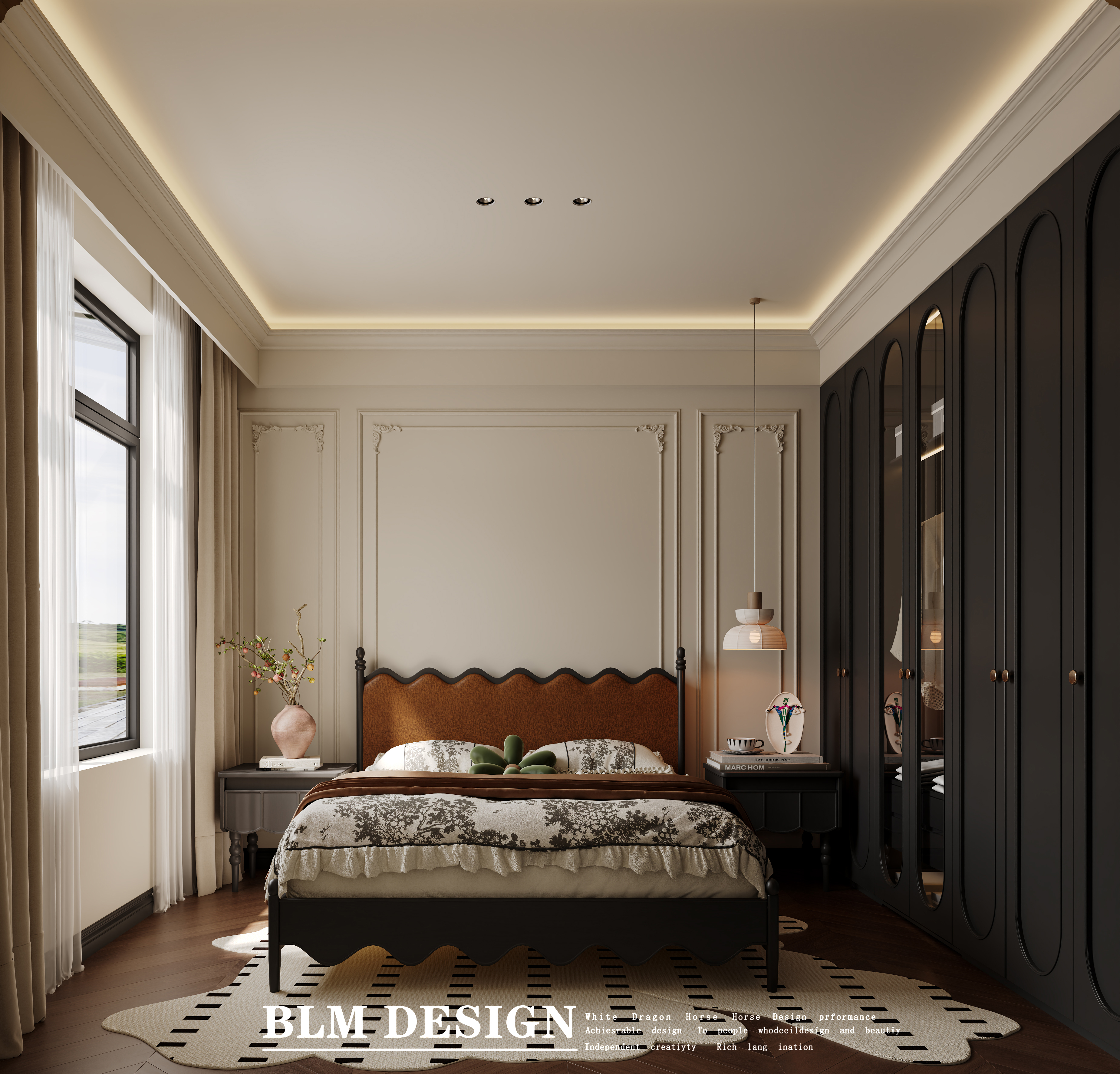 法式复古别墅案例-4