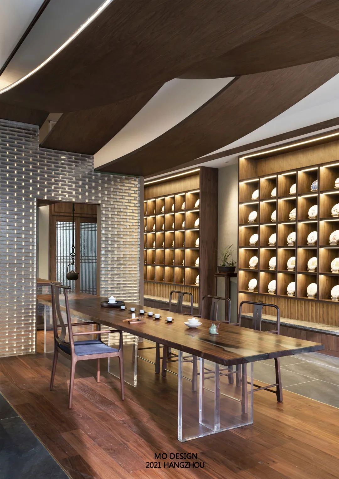 宁波雨林古茶坊 · 新中式茶空间丨中国宁波丨杭州木维-51
