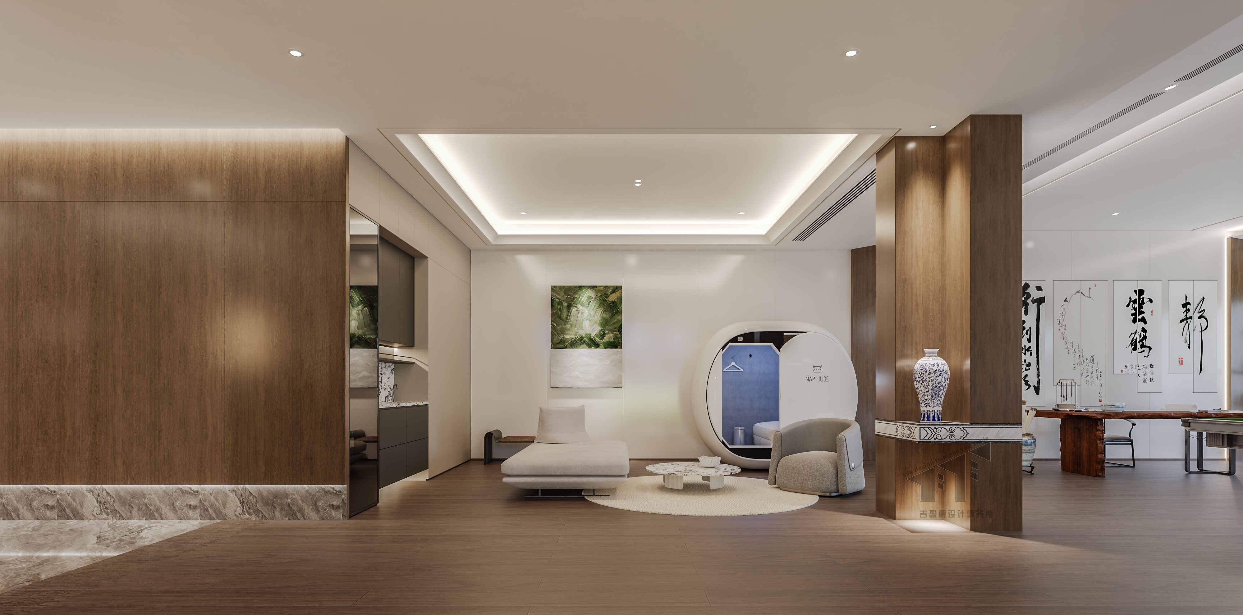 吉盈豪设计| 流动与凝聚 会所空间的叙事(二)-13