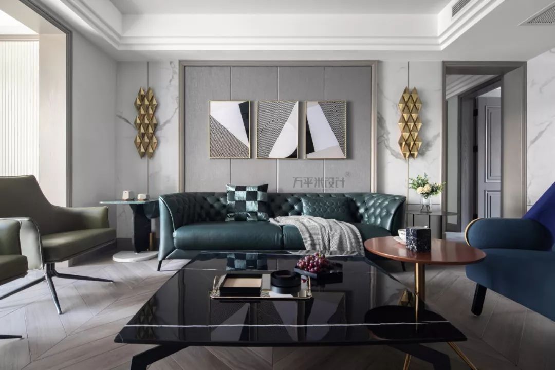 现代轻奢逐梦星尘,方平米设计温暖舒适空间-45