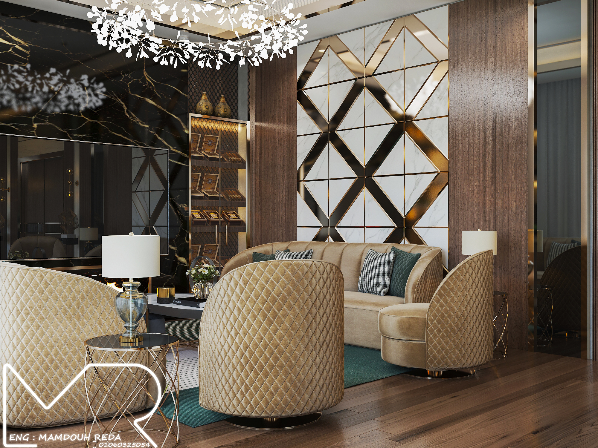 娱乐室设计丨沙特阿拉伯-9