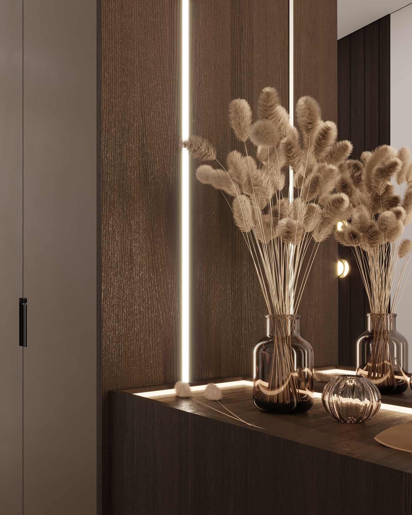 深色系公寓设计 这样设计也太有感觉了吧-3